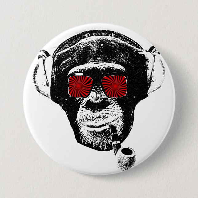crazy monkey button (Vorderseite)