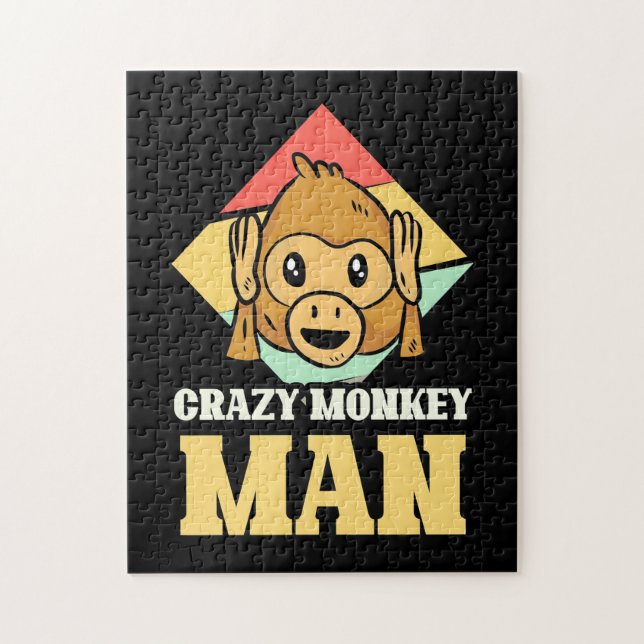 Crazy Monkey Man Puzzle (Vertikal)