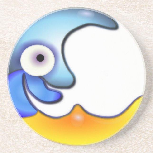 Crazy Moon Sandstone Untersetzer (Vorne)