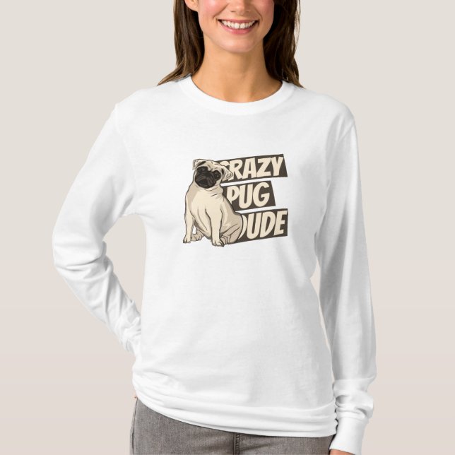 Crazy Mops Typ T-Shirt (Vorderseite)