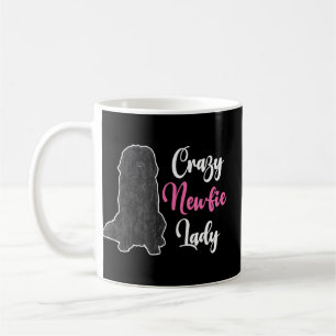 Crazy Newfie Lady Newfundland Dog Kaffeetasse