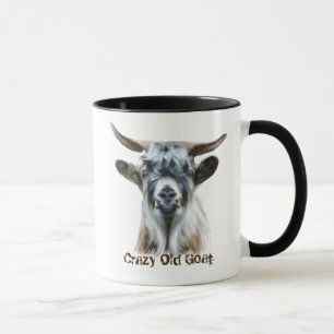 Crazy Old Goat Farm Animal Spaß Tasse