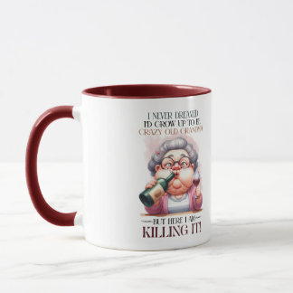 Crazy Oma Tasse