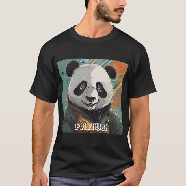Crazy Panda T - Shirt Design (Vorderseite)