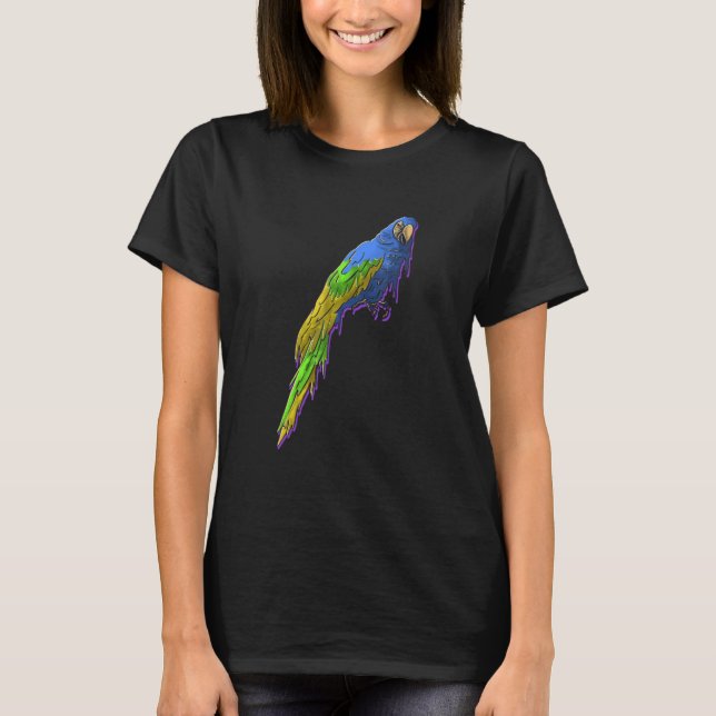 Crazy Parrot Lady Talking Bird Ornithology Bird Wh T-Shirt (Vorderseite)