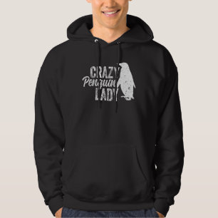 Crazy Penguin Lady Penguin Penguin Hoodie