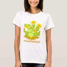 Crazy Pflanze Lady Cactus Floral Funny Geschenk fü