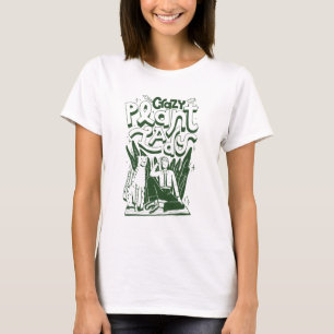 Crazy Pflanze Lady T-Shirt