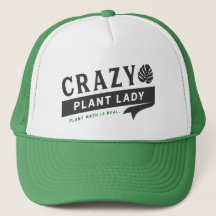 Crazy Pflanze Lady Trucker Hat