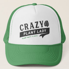 Crazy Pflanze Lady Trucker Hat Truckerkappe