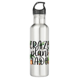 Crazy Pflanze Lady Water Flasche Stainless Steel Edelstahlflasche