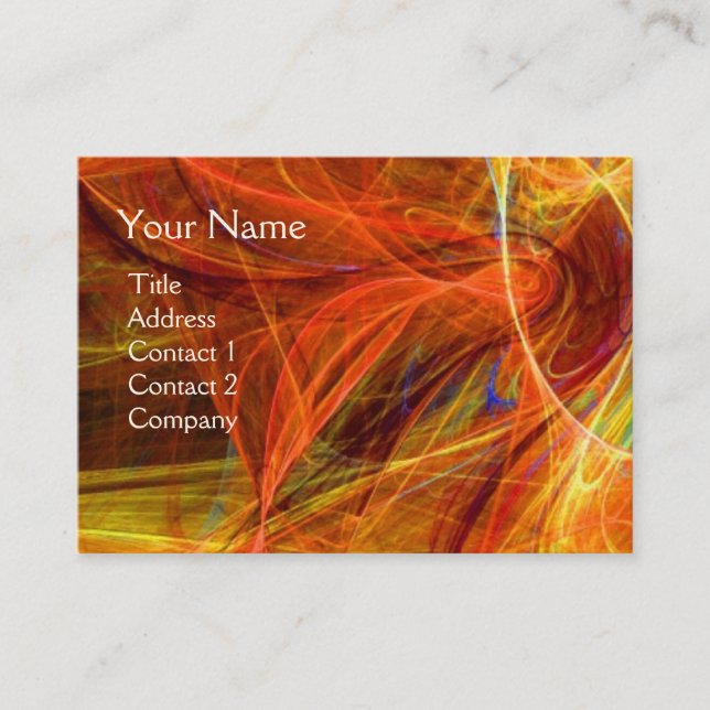 CRAZY PHOTON Monogramm Vibranntschwarz rosa Visitenkarte (Vorderseite)