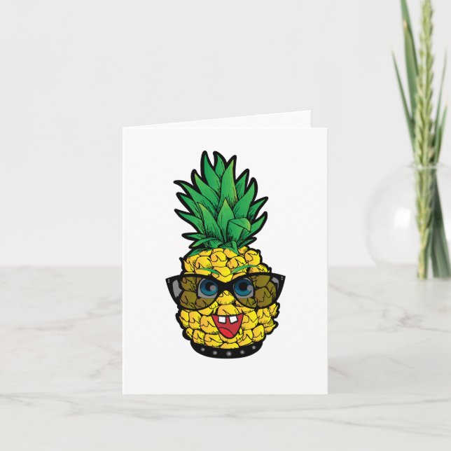 Crazy Pineaple Karte (Vorderseite)