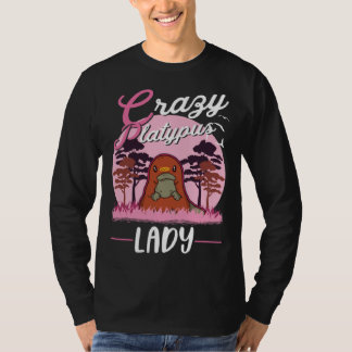 Crazy Platypus lady Platypus Girl T-Shirt