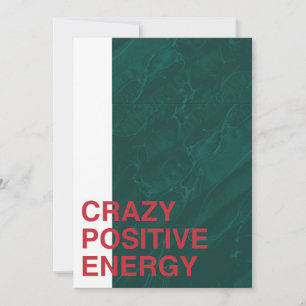 Crazy Positive Energy - kühne, moderne Angebotsges Save The Date