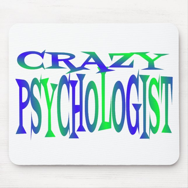 Crazy Psychologin Mousepad (Vorne)