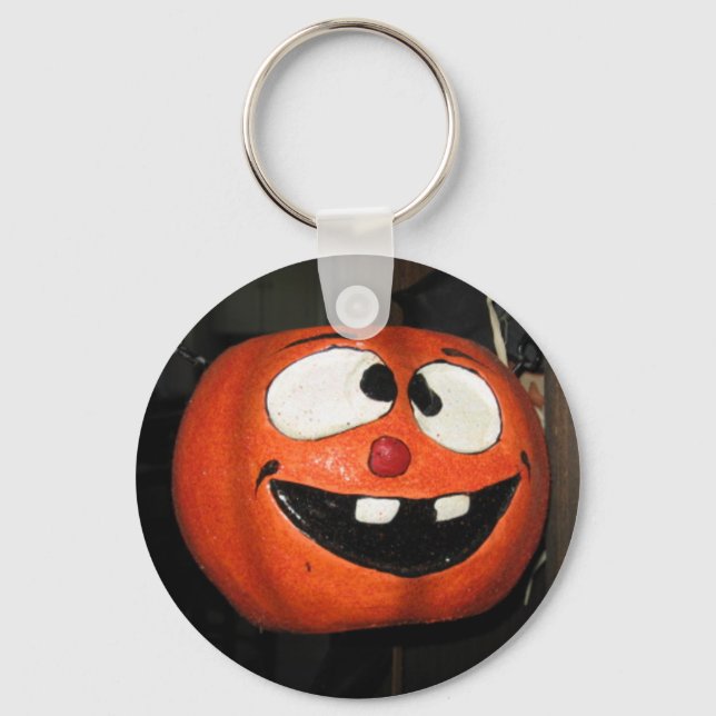 Crazy Pumpkin Schlüsselanhänger (Vorderseite)
