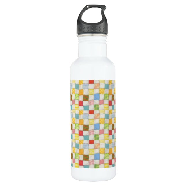 CRAZY QUILL Water Flasche Edelstahlflasche (Vorderseite)