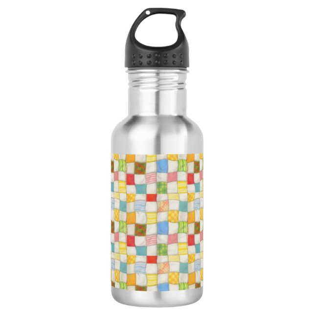 CRAZY QUILL Water Flasche Edelstahlflasche (Vorderseite)