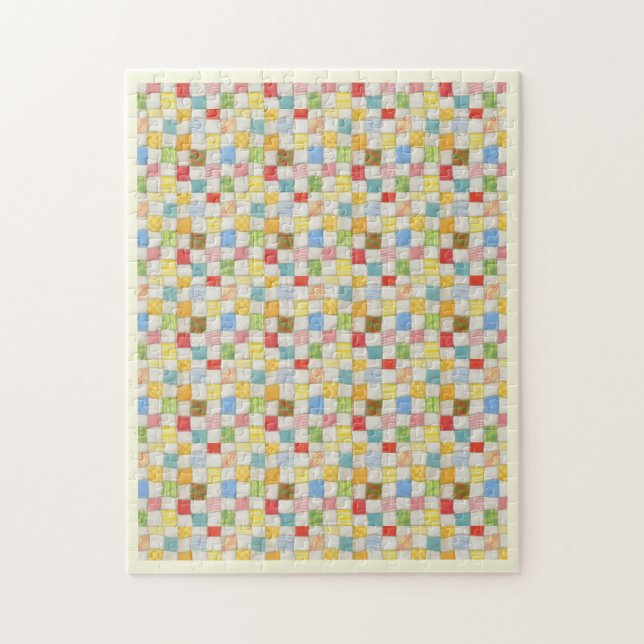 CRAZY QUILT 11x14 Puzzle / Creme (Vertikal)