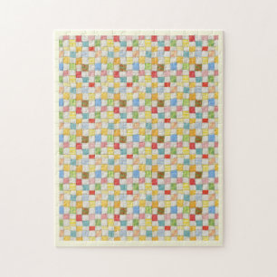 CRAZY QUILT 11x14 Puzzle / Cremefarben