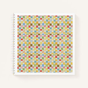CRAZY QUILT 8.5x8.5 SpiralNotebook Notizbuch