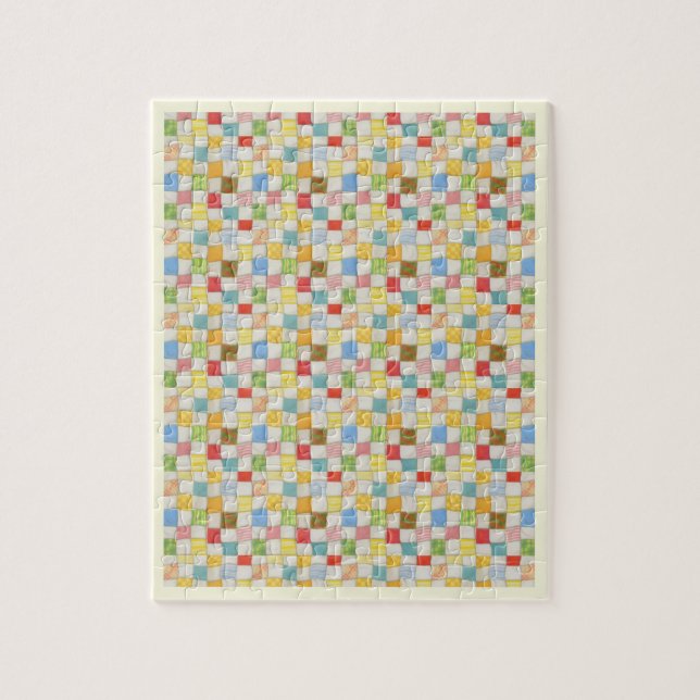 CRAZY QUILT 8x10 Puzzle / Creme (Vertikal)