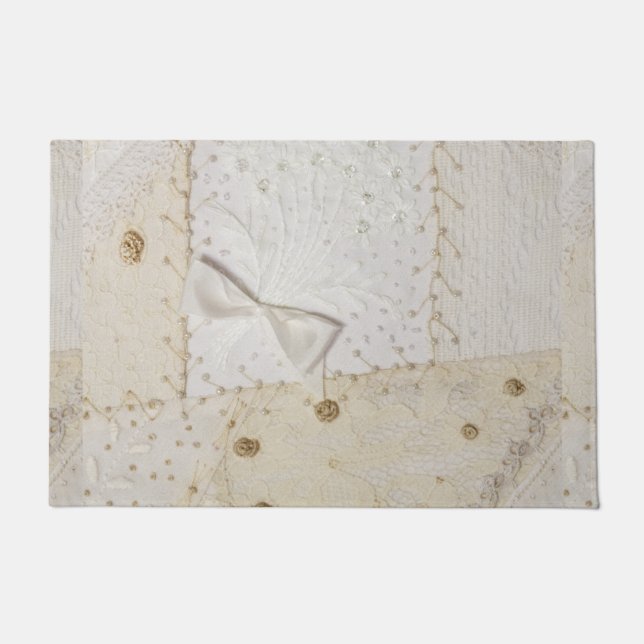 Crazy Quilt Design Fußmatte (Vorderseite)