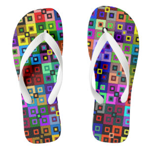 Crazy Quilt Flipflops