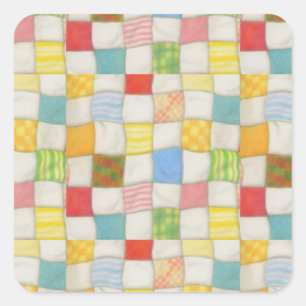 CRAZY QUILT Kleine Aufkleber