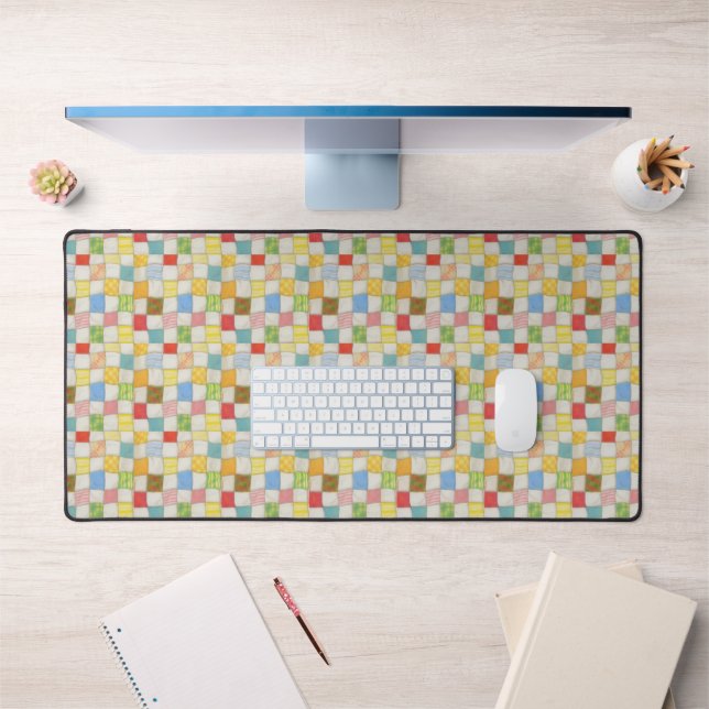 CRAZY QUILT Office Studio Desk Mat Schreibtischunterlage (Büro 1)
