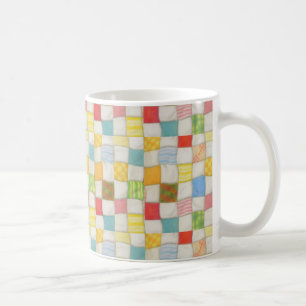 CRAZY QUILT White Tasse