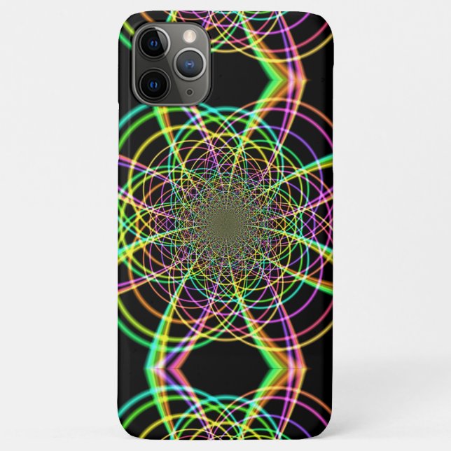 Crazy Rainbow Spiral Case-Mate iPhone Hülle (Rückseite)