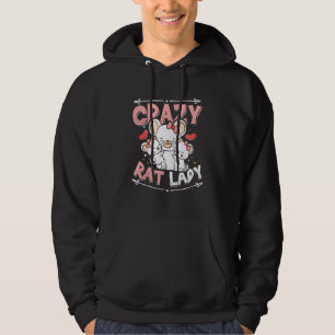 Crazy Rat Lady Niedlich Ratte Mama Ratte Ratte Hoodie