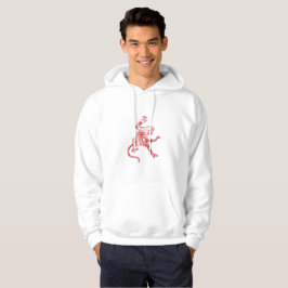 Crazy Red Affenhoodie Hoodie