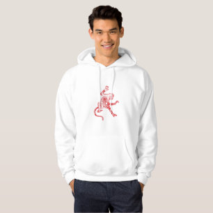 Crazy Red Affenhoodie Hoodie