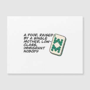 Crazy Rich Asians Mahjong Szene Zitat Classic Magnetkarte