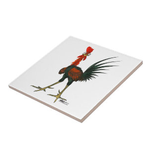 Crazy Rooster Fliese