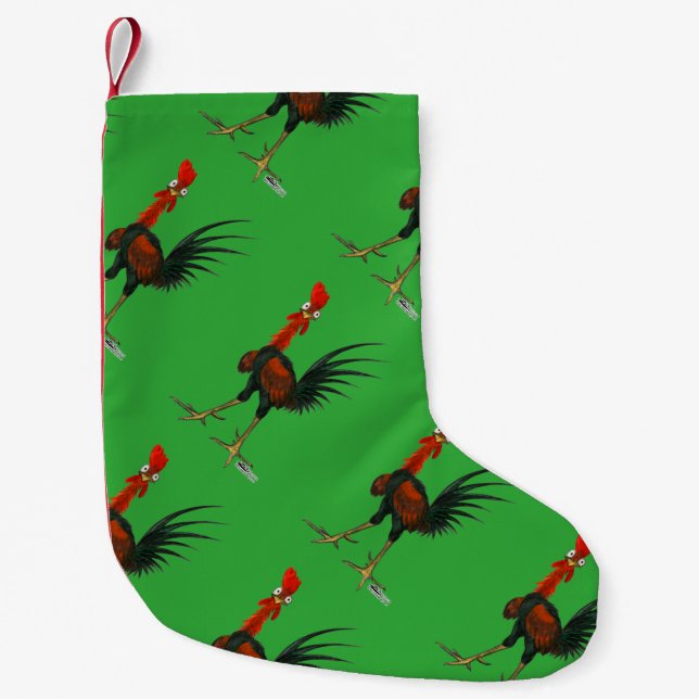 Crazy Rooster Kleiner Weihnachtsstrumpf (Vorderseite)