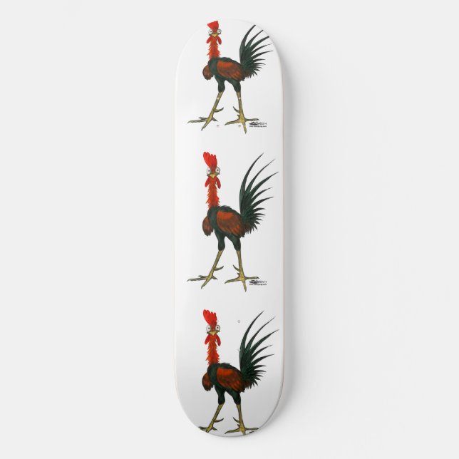 Crazy Rooster Skateboard (Vorderseite)