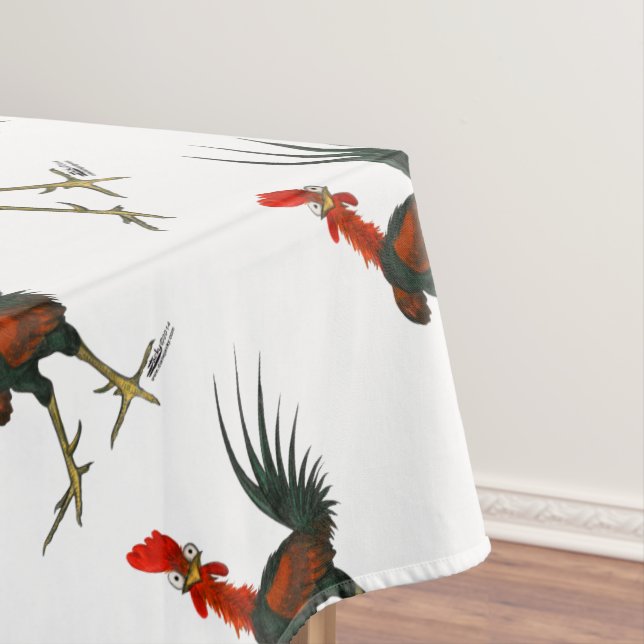 Crazy Rooster Tischdecke (Beispiel)