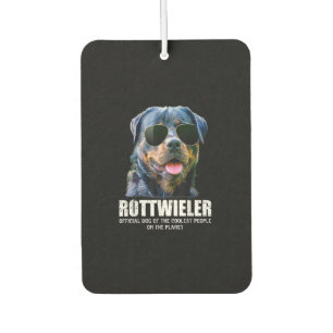 Crazy Rottweiler Lover lustige Geschenkidee Autolufterfrischer