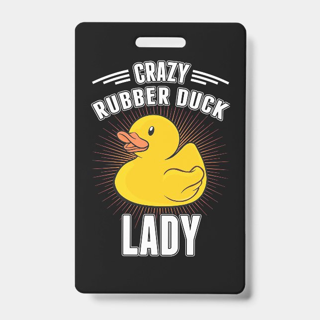 Crazy Rubber Duck Girl Ausweis (Vorderseite)