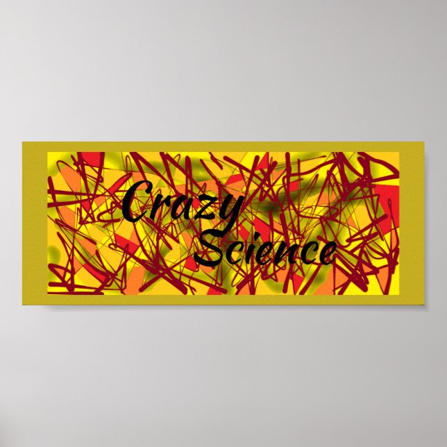 Crazy Science Referenz zur Fernsehsendung Orphan B Poster (Vorne)