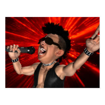 Crazy Screens und Laser Beams Poster