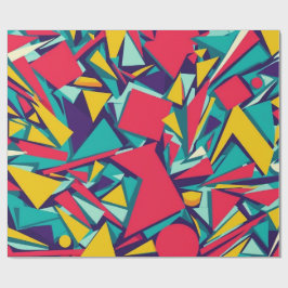 Crazy Shapes Wrapper Paper Geschenkpapier