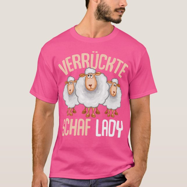 Crazy Sheep Lady Sheep T-Shirt (Vorderseite)