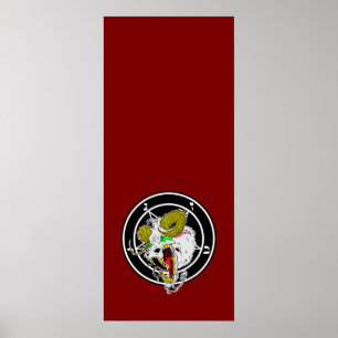 Crazy Sigil of Baphomet Banner Poster