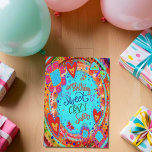 Crazy Sister Birthday Funny Floral Hübsch Karte<br><div class="desc">Feiern Sie Ihre Schwester stilvoll mit dieser trendy und einzigartigen floralen Inspirivity Birthday Card! Mit hübschen farbenfrohen Festtönen und atemberaubenden Blume-Kunstwerken wird diese Karte ihrem besonderen Tag eine Touch Eleganz verleihen. Mit seinen lebendigen Farben und seinem schönen Design ist es der perfekte Weg, ihr zu zeigen, wie viel sie dir...</div>