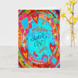 Crazy Sister Birthday Funny Floral Hübsch Karte<br><div class="desc">Feiern Sie Ihre Schwester mit dieser Fun Trendy Floral Card! Die hübschen Farbtöne und das wunderschöne Kunstwerk der Blume machen ihren Geburtstag zu einem besonderen Erlebnis. Zazzle bietet Mengenrabatt für diejenigen, die Inspirivity Karten für ihre Shops/Boutiquen erwerben möchten. Um mehr von meinen alltäglichen inspirierenden Kunstwerken zu sehen, Karo Inspirivity auf...</div>